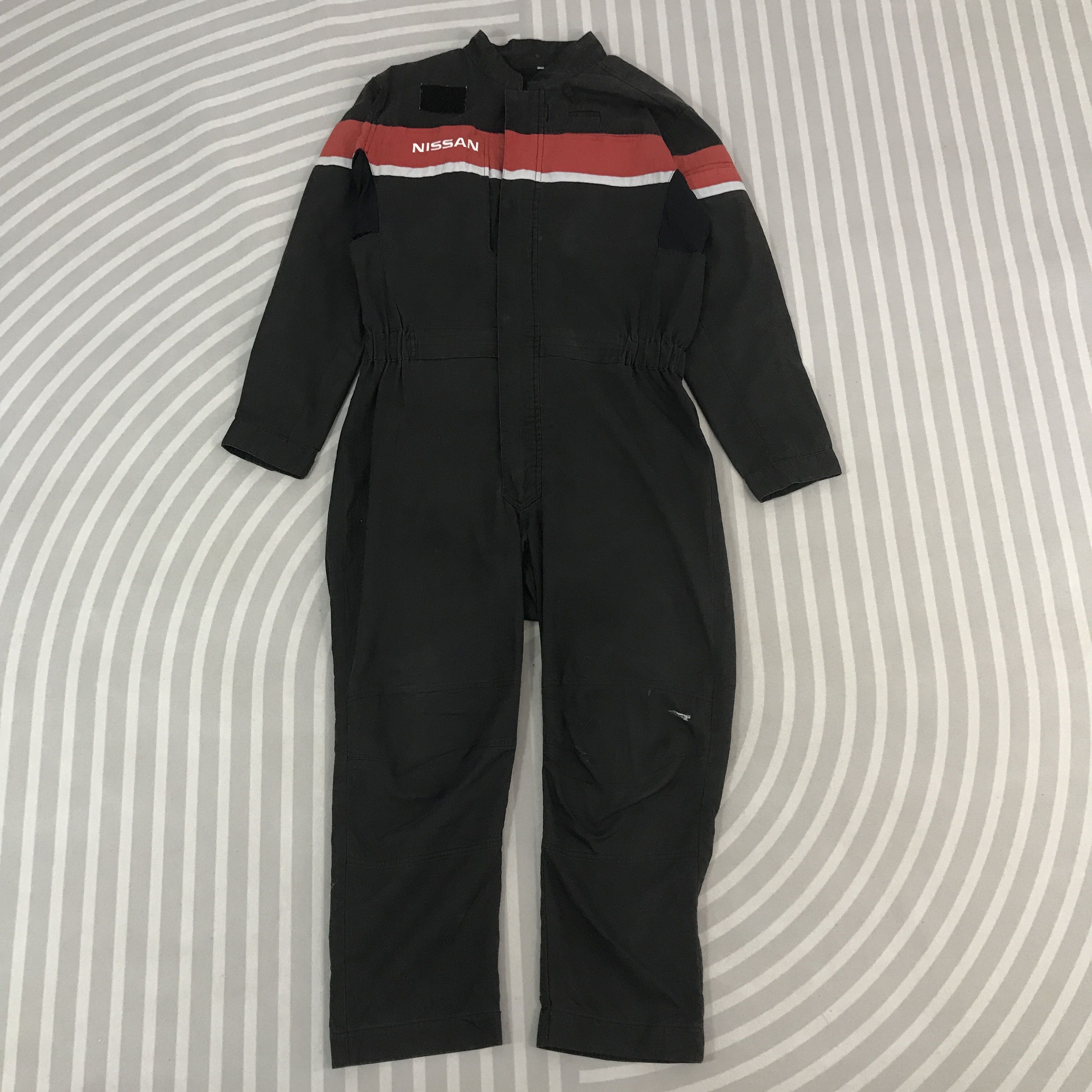 Japanese Brand Vintage Nissan Coverall Jacket K67B21 Size US L / EU 52-54 / 3 - 3 Thumbnail