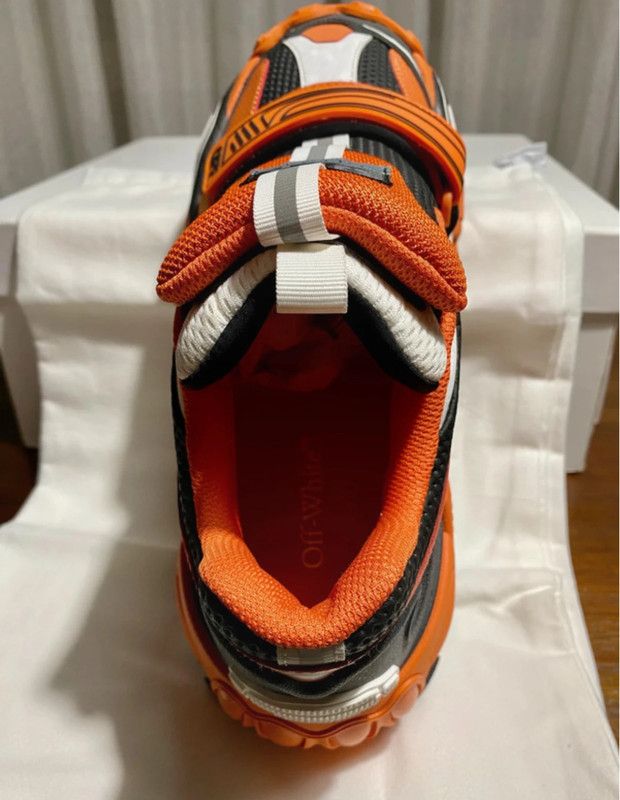 Off-White Off-White Glove Slip On Orange / Black Sneakers Size US 9 / EU 42 - 9 Thumbnail