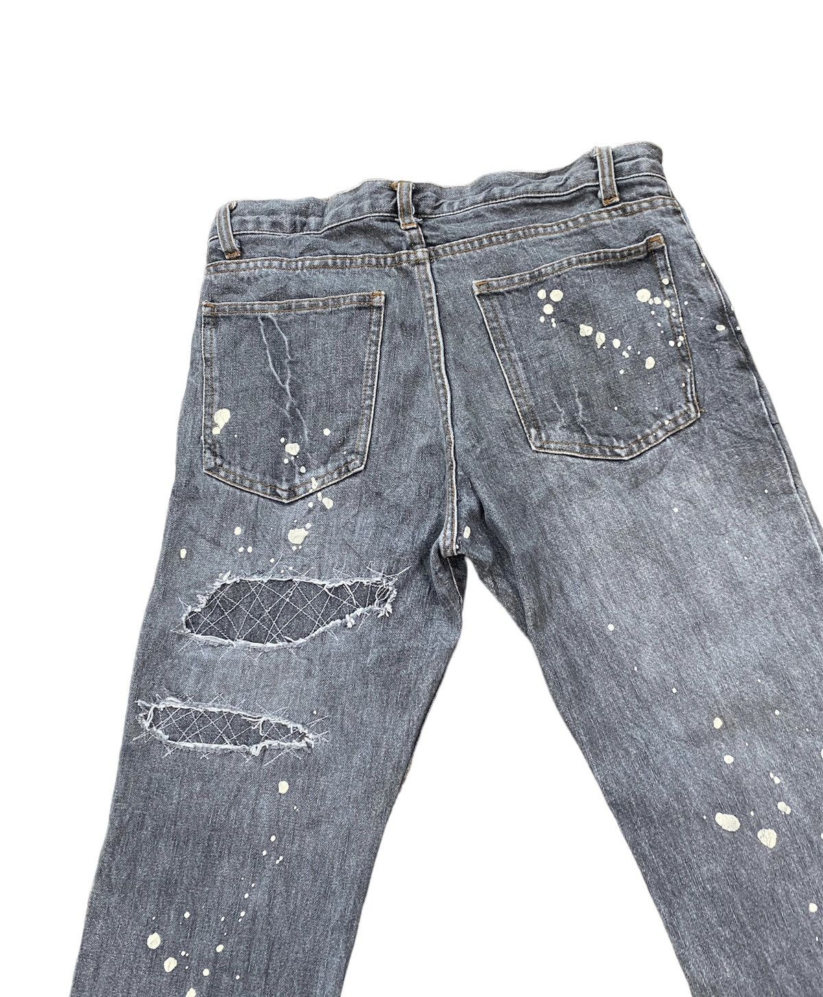 Japanese Brand JAPANESE BRAND DISTRESS PAINTED SPLASH DESIGN BY GAME Size US 30 / EU 46 - 6 Thumbnail