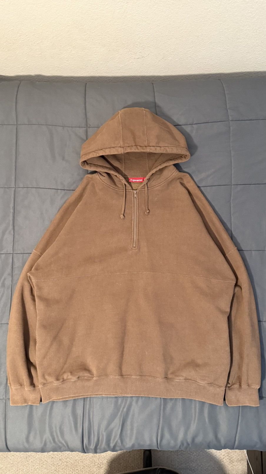 Supreme Supreme Wrapped Half Zip Hooded Sweatshirt Size US XXL / EU 58 / 5 - 3 Thumbnail