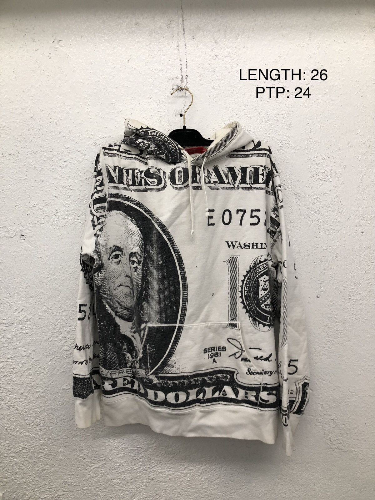 Supreme supreme benjamin franklin hoodie size L F3 Size US L / EU 52-54 / 3 - 2 Thumbnail