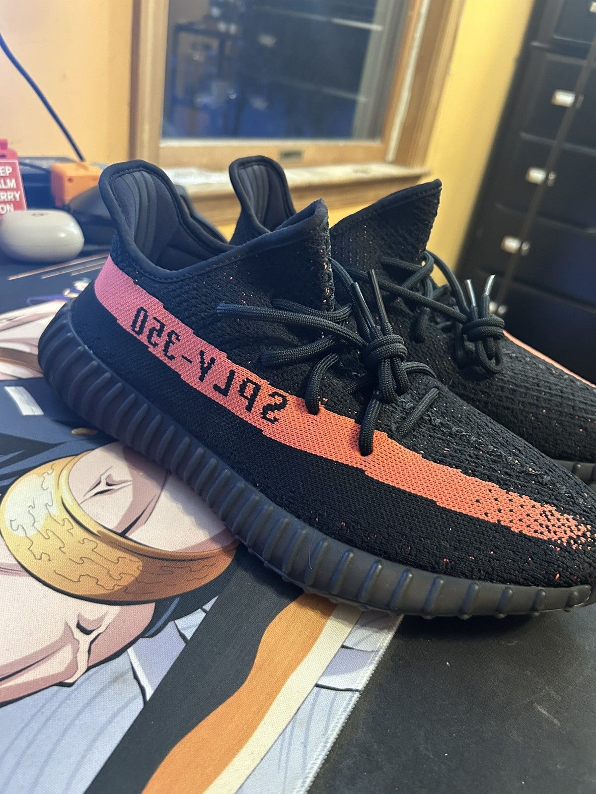Adidas Yeezy 350 core red black 2016 NEW DS Size US 10.5 / EU 43-44 - 1 Thumbnail