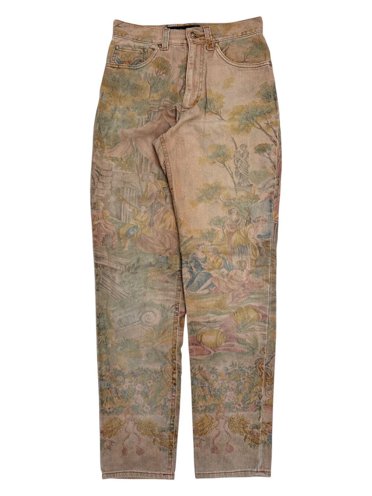 Roberto Cavalli AW96 High Waist Renaissance Jeans Size US 26 / EU 42 - 1 Thumbnail