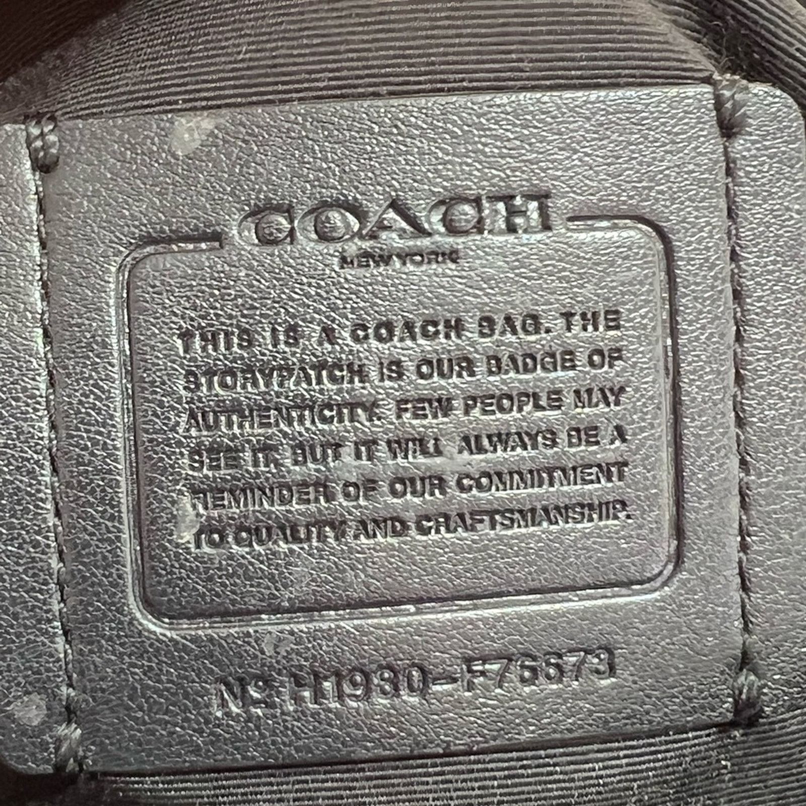 Coach COACH #F76673 Pebbled Leather Dome Crossbody - Retail $298 Size ONE SIZE - 9 Thumbnail