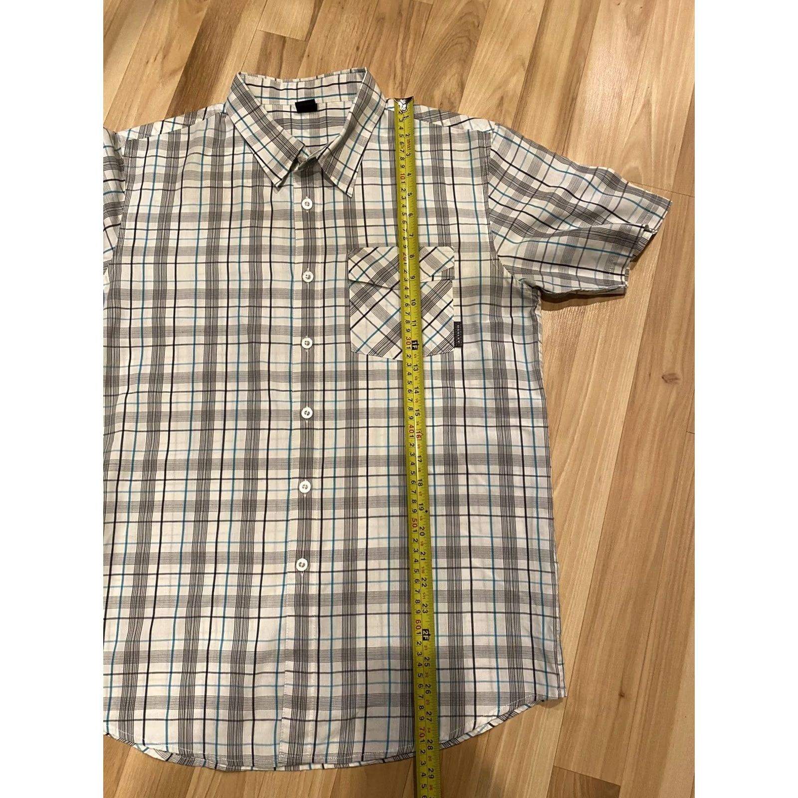 Oakley Oakley Men’s Plaid Short Sleeve Button-Up Embroidered Shirt M Multicolor Size US M / EU 48-50 / 2 - 7 Thumbnail