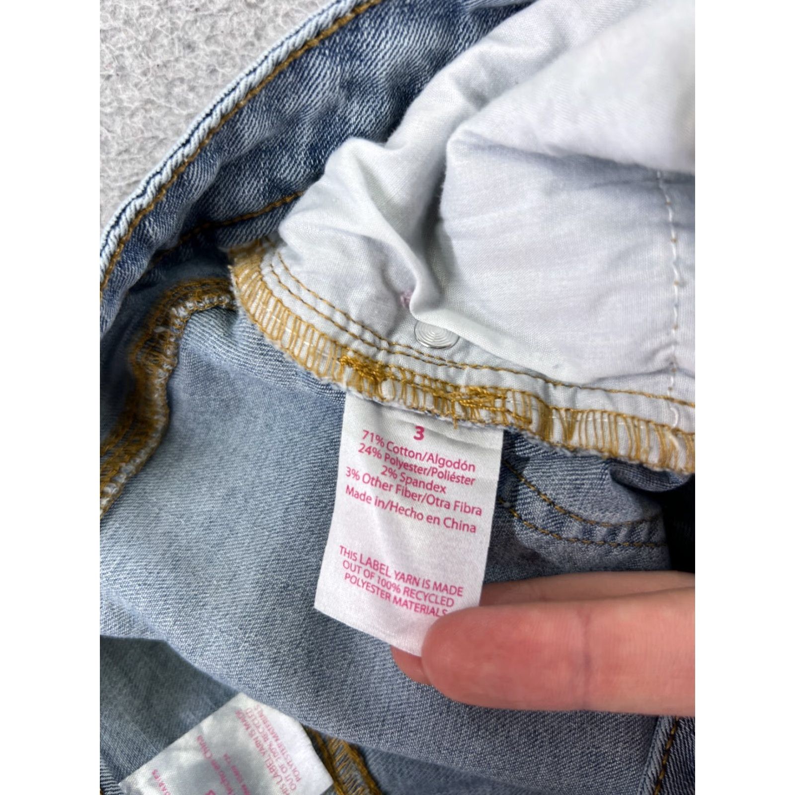 Vintage No Boundaries Jeans Flared Denim Females 29x25 Blue Distressed 3 5-Pocket Regular Cotton Blend High Rise Cowboy Southwestern Designer Vintage No Size 26" / US 2 / IT 38 - 7 Thumbnail