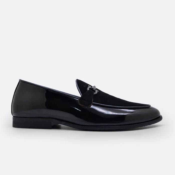Designer Wilde Cassalini Black Loafer Size US 11 / EU 44 - 2 Thumbnail