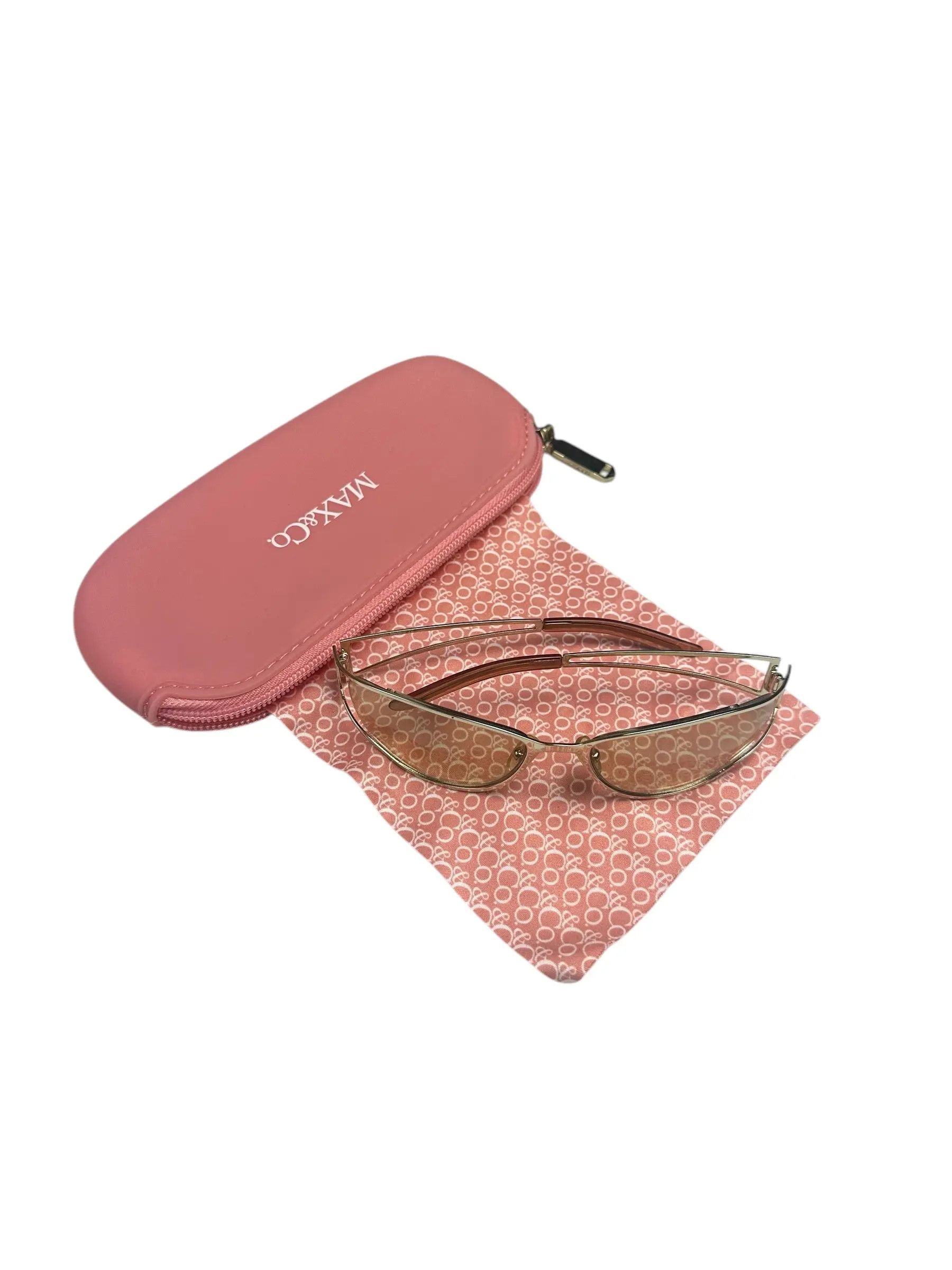Max Mara Max Mara cateye gold vintage luxury designer sunglasses Size ONE SIZE - 1 Thumbnail