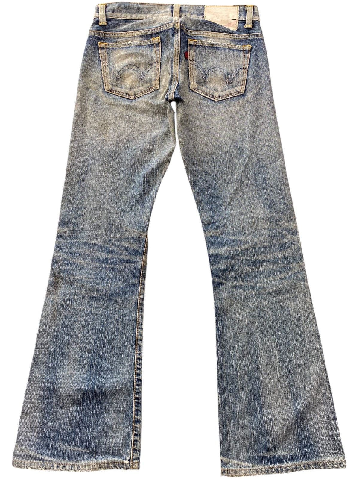 Edwin Edwin Brand Acid Blue Wash Ripped Style Jeans Size US 30 / EU 46 - 3 Thumbnail