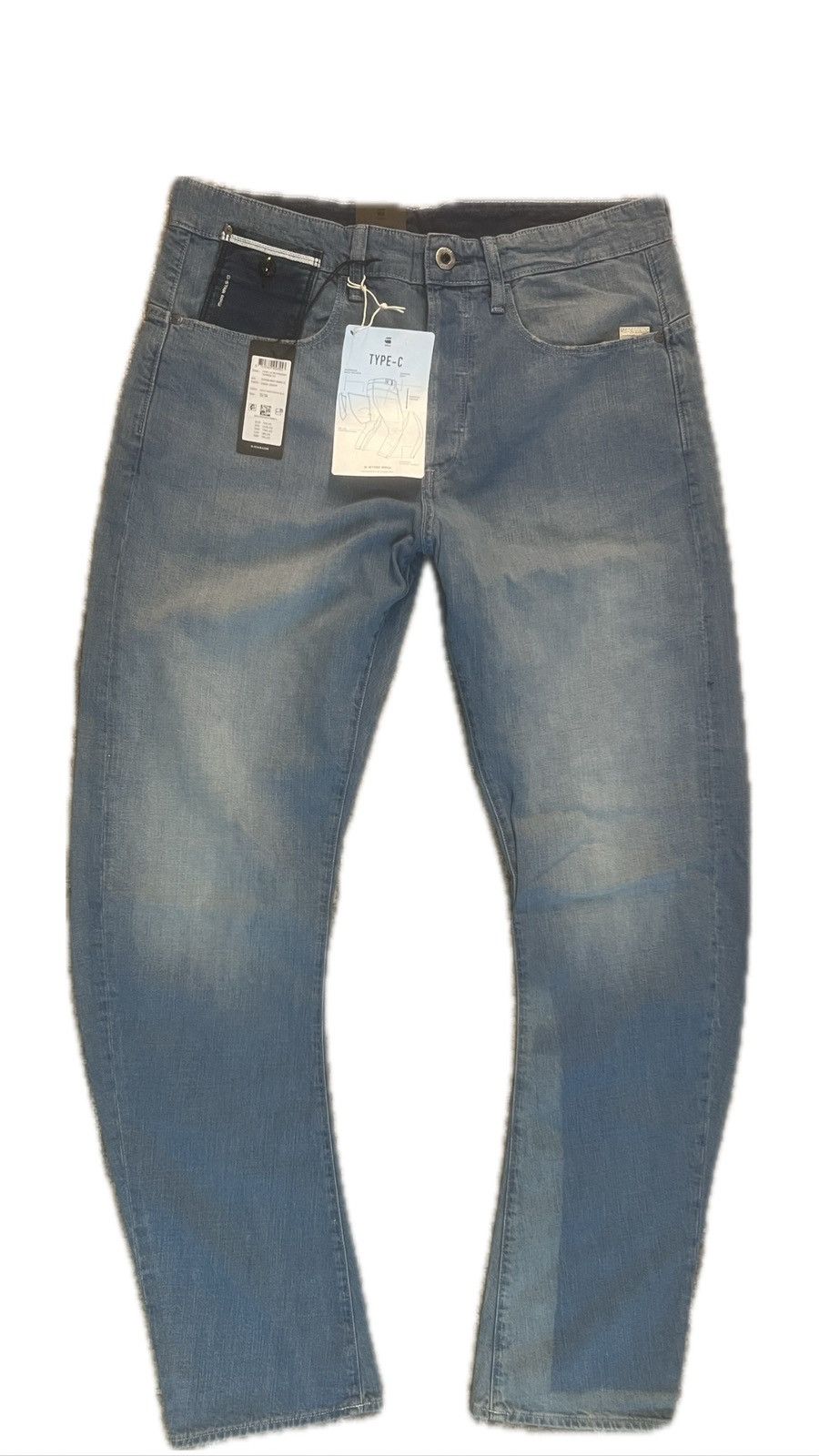Evisu × G-Star × True Religion NEW G-star raw jeans 3301 vintage like true legion Size US 34 / EU 50 - 2 Thumbnail