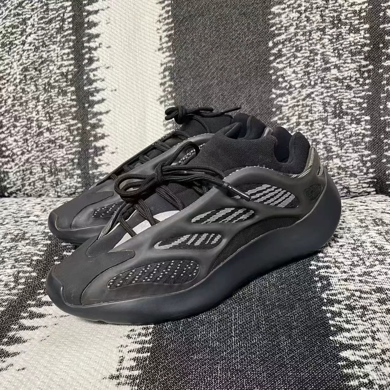 Adidas Adidas YEEZY Black Lowtop Sneakers 9.5 Men Size US 9.5 / EU 42-43 - 1 Thumbnail