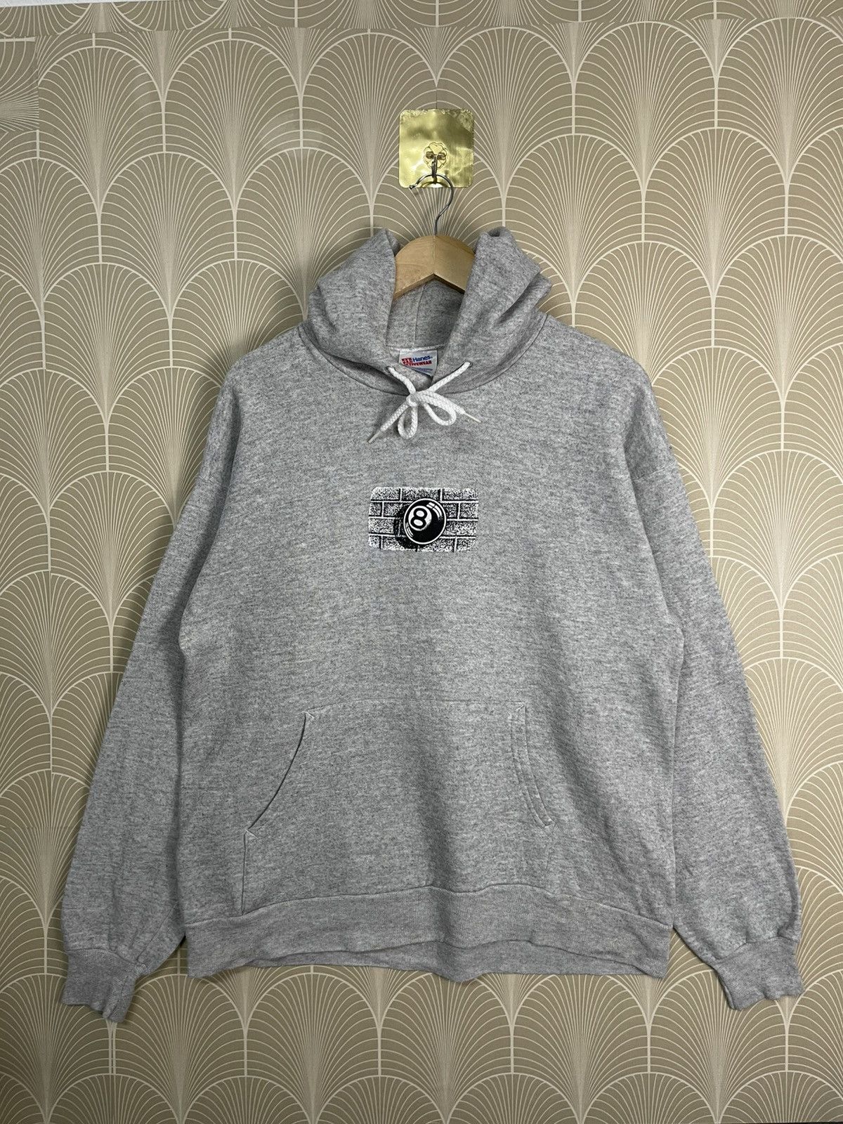 Vintage 🎱90s GONZALES GRAPHIC “SMILE NOW CRY LATER” HOODIE 8 BALL Size US XL / EU 56 / 4 - 2 Thumbnail