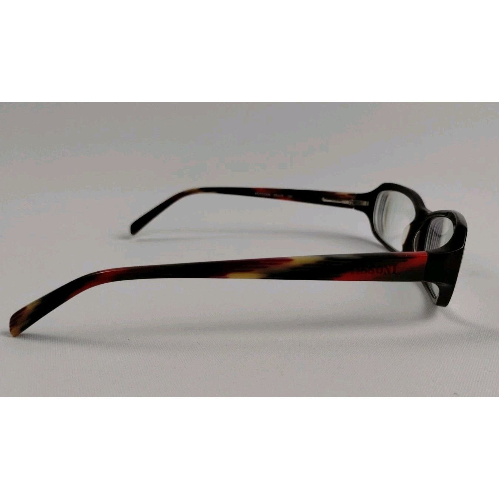 Missoni Missoni Eyeglass Frames 55-15-130 Brown / Red Cr Gr Marble Size ONE SIZE - 5 Thumbnail