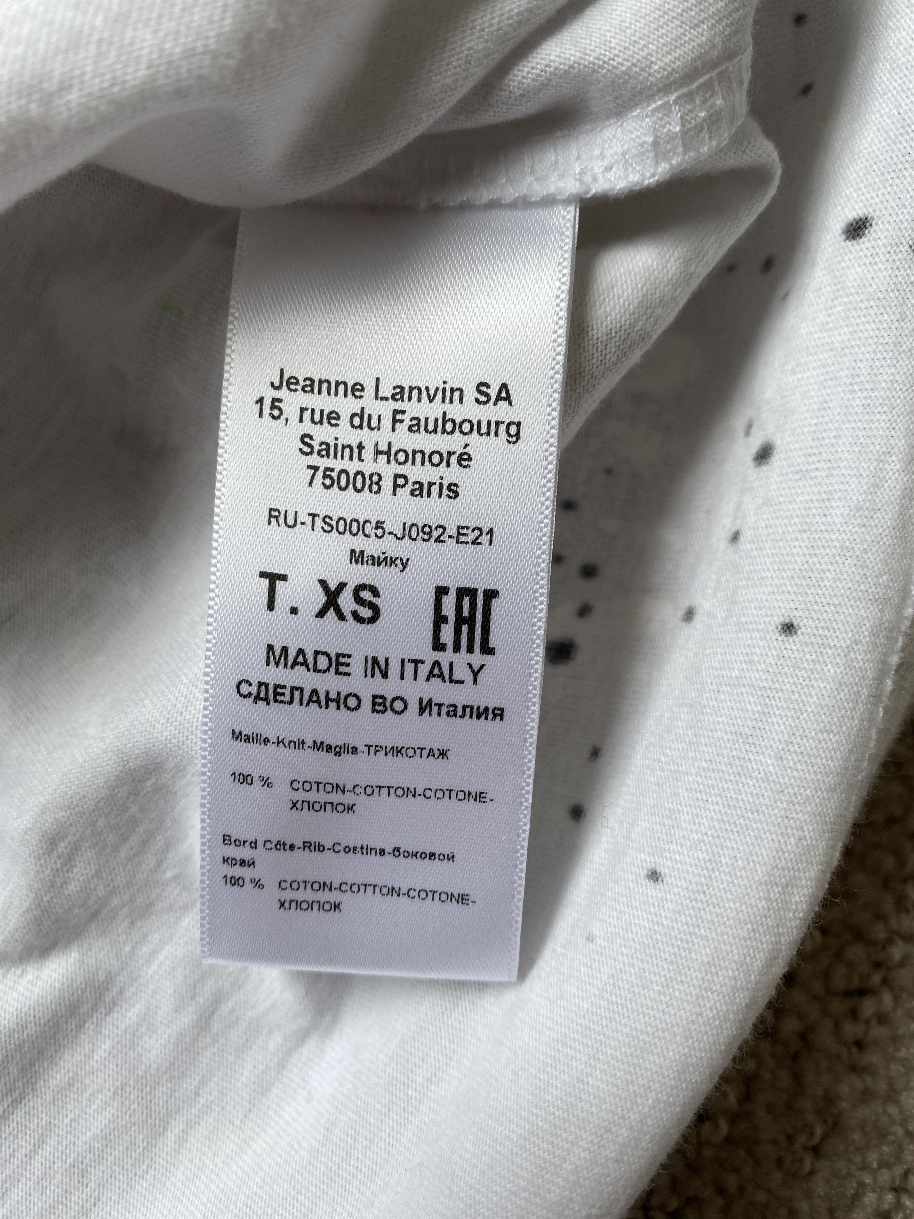 Gallery Dept. × Lanvin Splatter T-shirt Size US XS / EU 42 / 0 - 5 Thumbnail