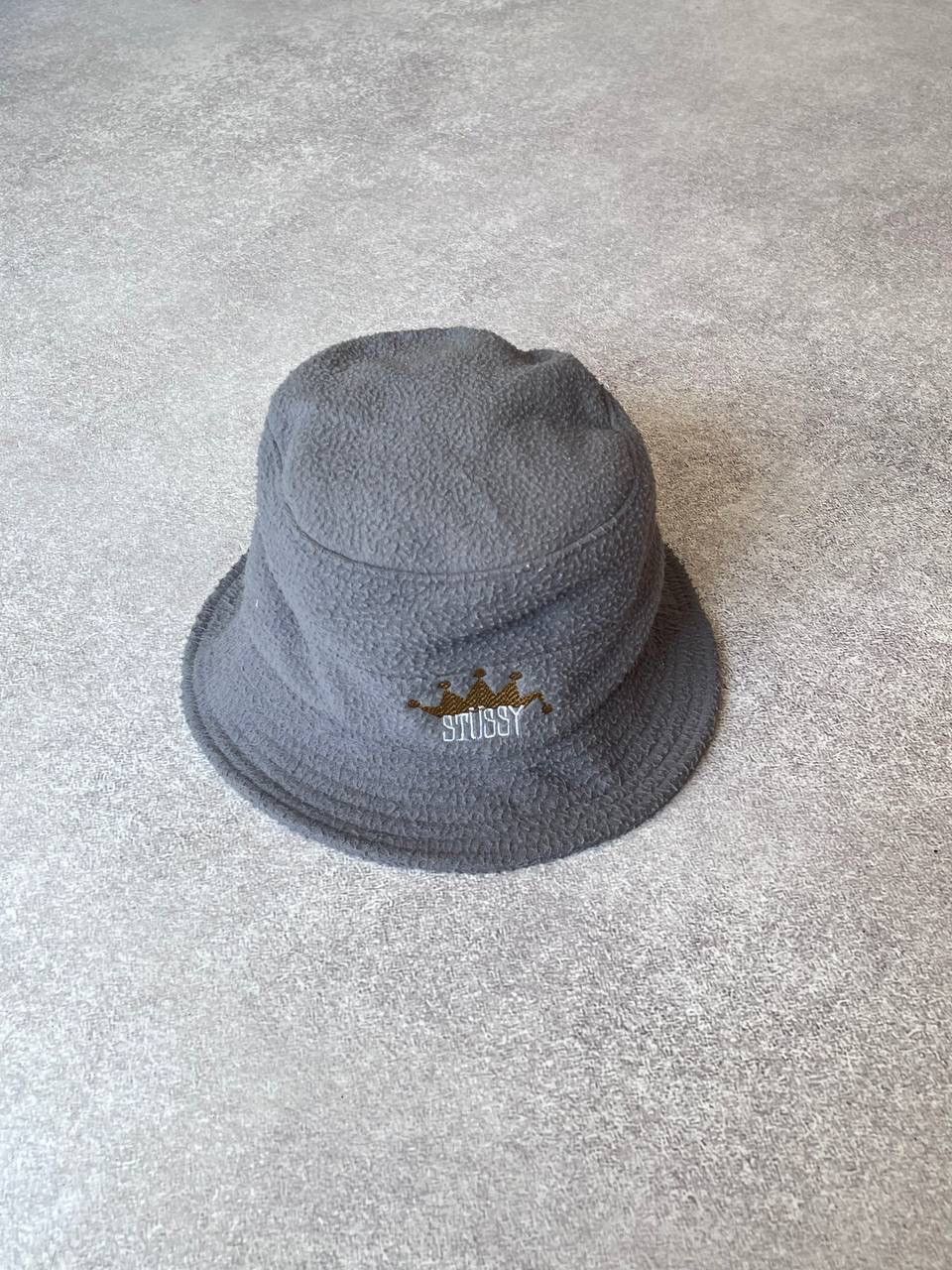 Stussy bucket hat fleece on sale