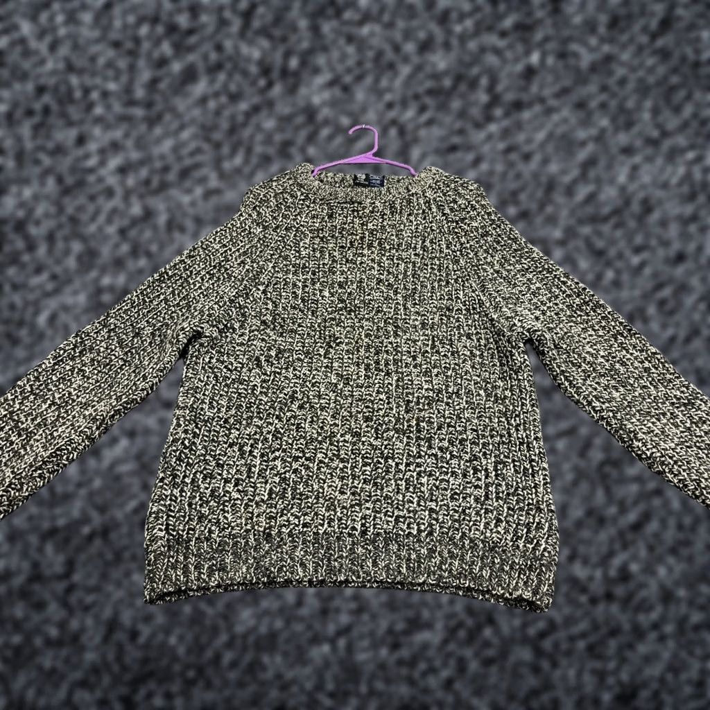 J.Crew Vintage J Crew Sweater Men L Grey 100% Wool Marled Chunky Knit Crewneck Classic Size US L / EU 52-54 / 3 - 1 Thumbnail
