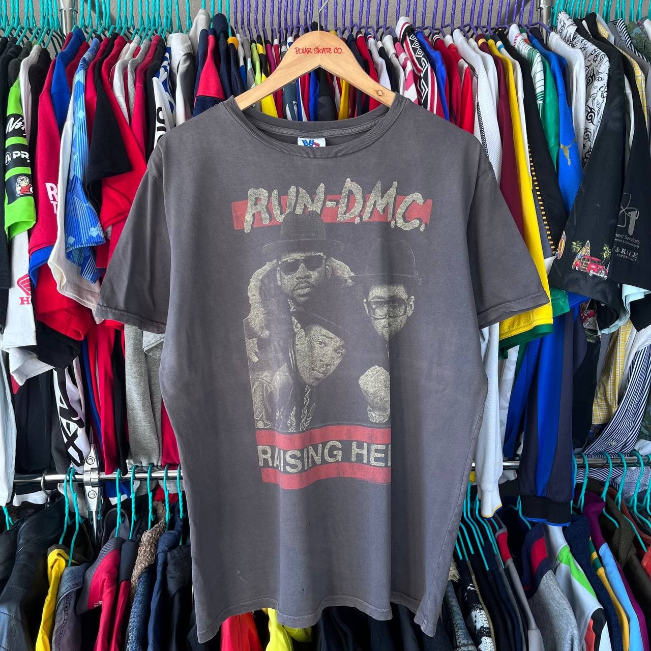 Rap Tees JunkFood RUN DMC 2009 'Raising Hell' Hip-Hop Tshirt Size M Size US M / EU 48-50 / 2 - 1 Thumbnail