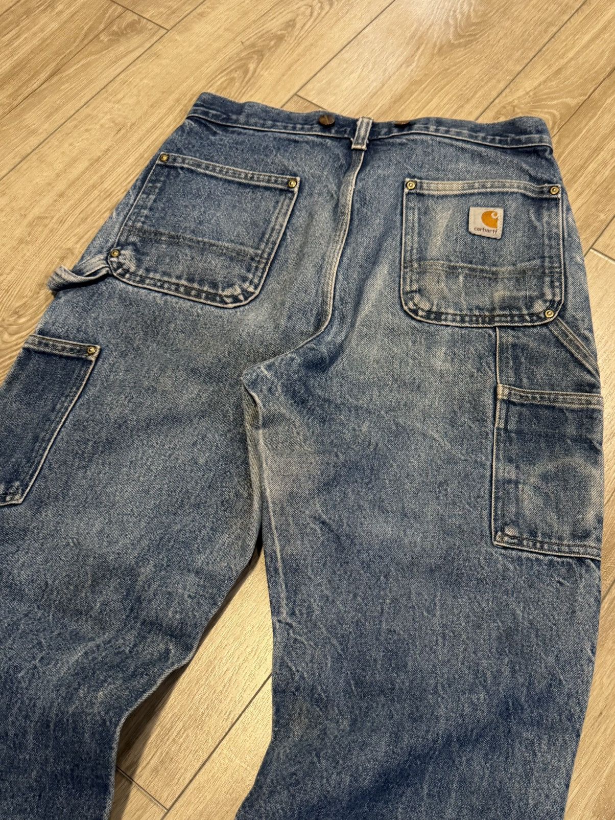 Carhartt Vintage Carhartt Double Knee Jeans Size US 32 / EU 48 - 7 Thumbnail