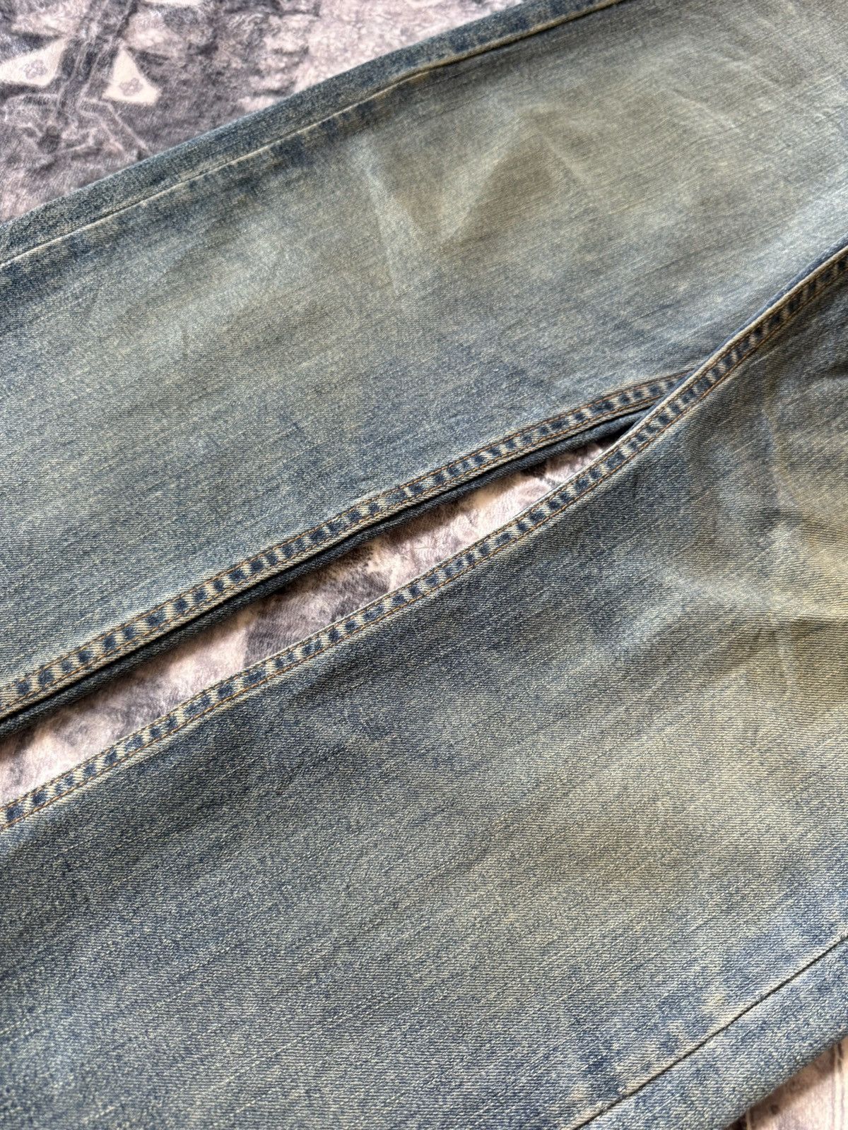 Levi's 2000s Vintage Levis 505 Dusty Muddy Wash Jeans Size US 32 / EU 48 - 6 Thumbnail