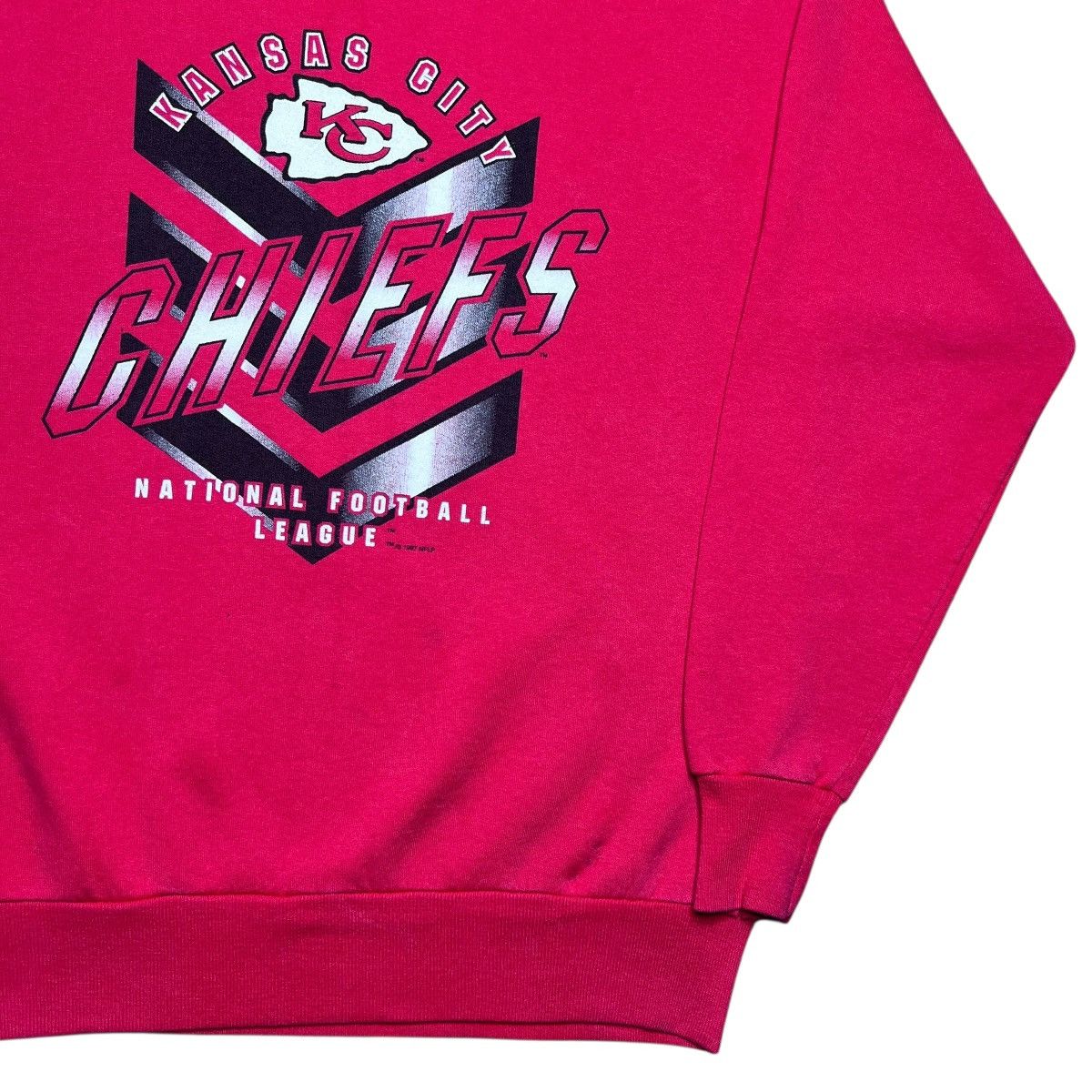 NFL 1997 NFL Kansas City Chiefs Spell Out 3D Graphic Sweatshirt Size US M / EU 48-50 / 2 - 20 Thumbnail