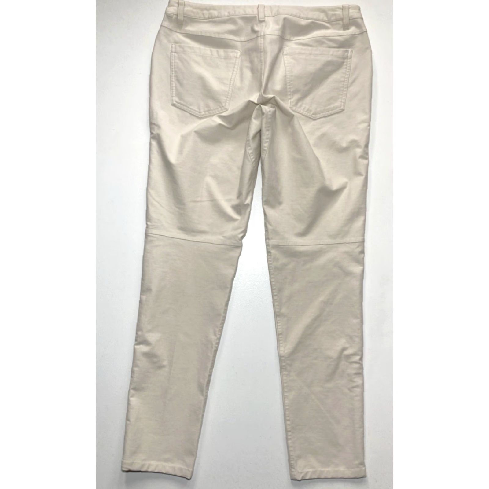 Lululemon Lululemon Men’s ABC Slim-Fit Utilitech Pants White Opal 34 Slim Flat Front Chino 32.5 in Inseam New Structure: LM5ABOS 34x32.5 Size US 34 / EU 50 - 5 Thumbnail