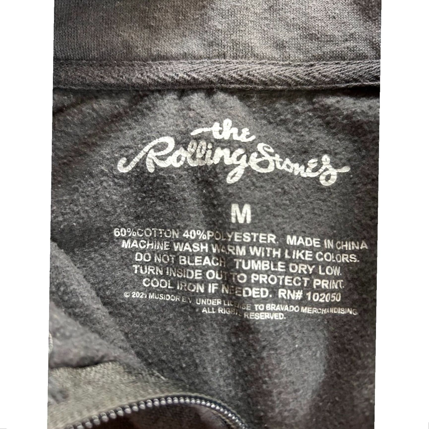 Vintage VINTAGE Rolling Stones Womens Pullover Sweatshirt Crop Dark Gray M Medium Sweatshirt Size M / US 6-8 / IT 42-44 - 5 Thumbnail