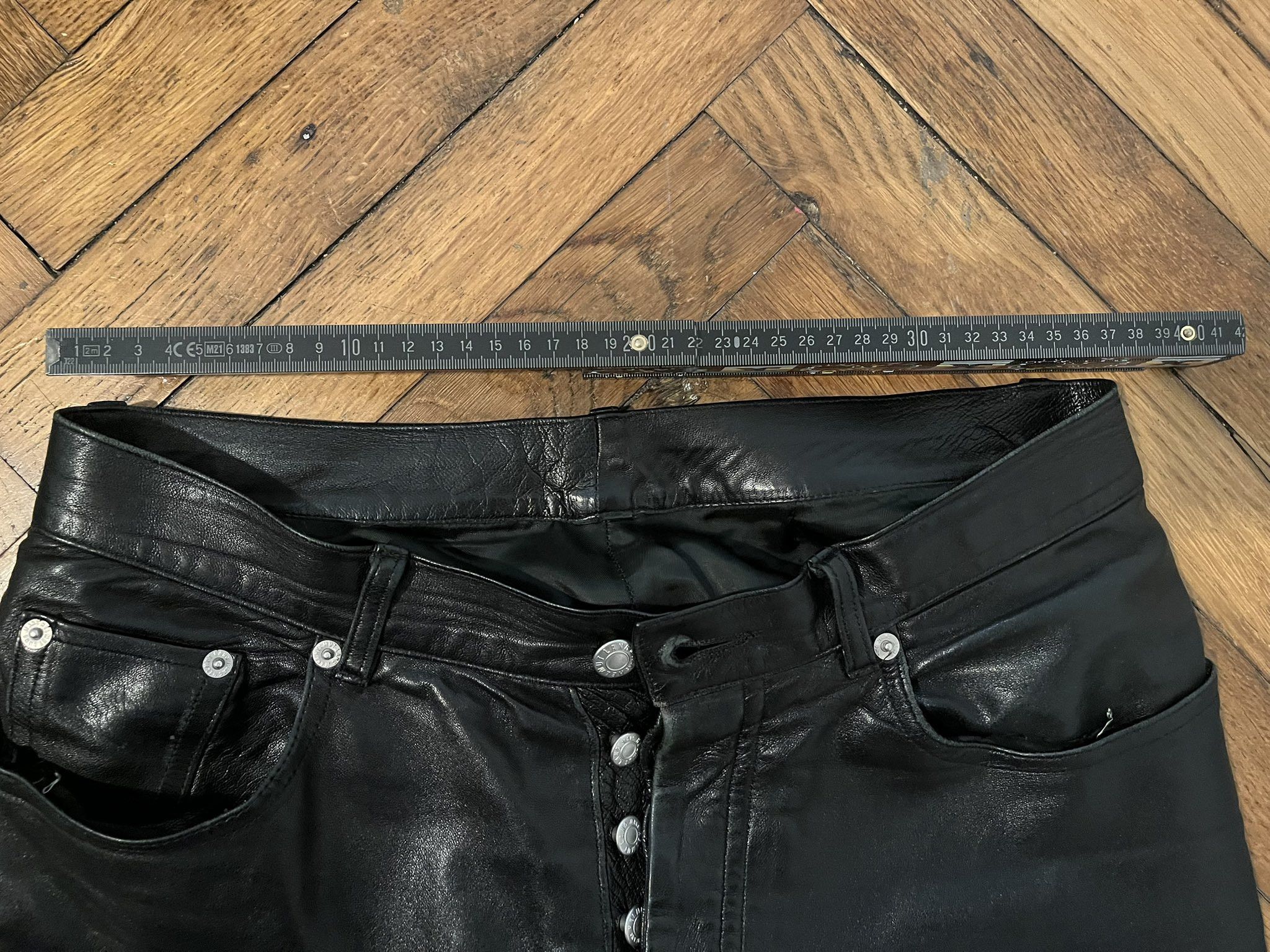 Helmut Lang OG Helmut Lang leather pant (1999) Size US 30 / EU 46 - 7 Thumbnail