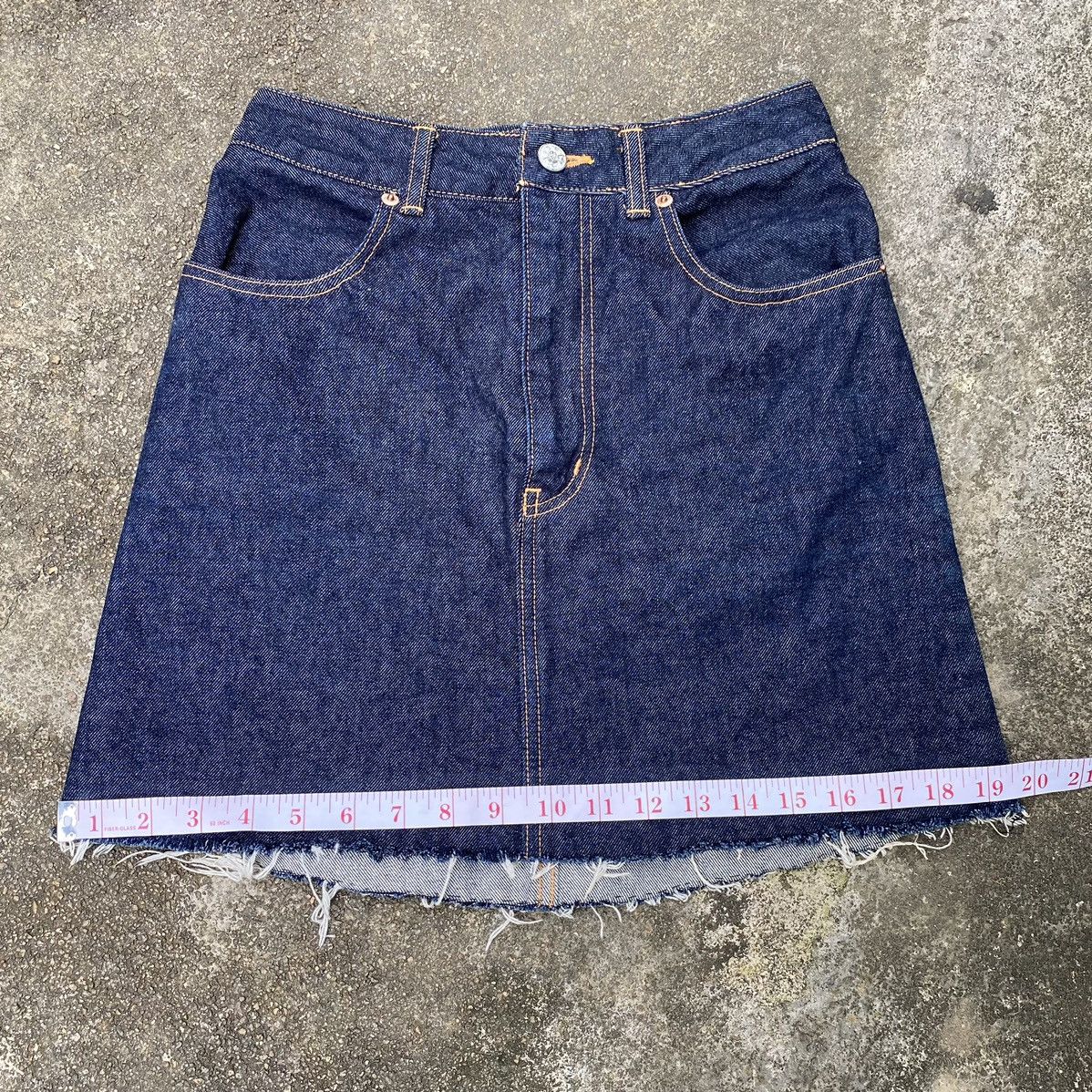 Japanese Brand × Seditionaries × Vintage Super Lovers Rock’n Roll New Wave Denim Skirt Super Lovers Size 25" / US 0 / IT 36 - 12 Thumbnail