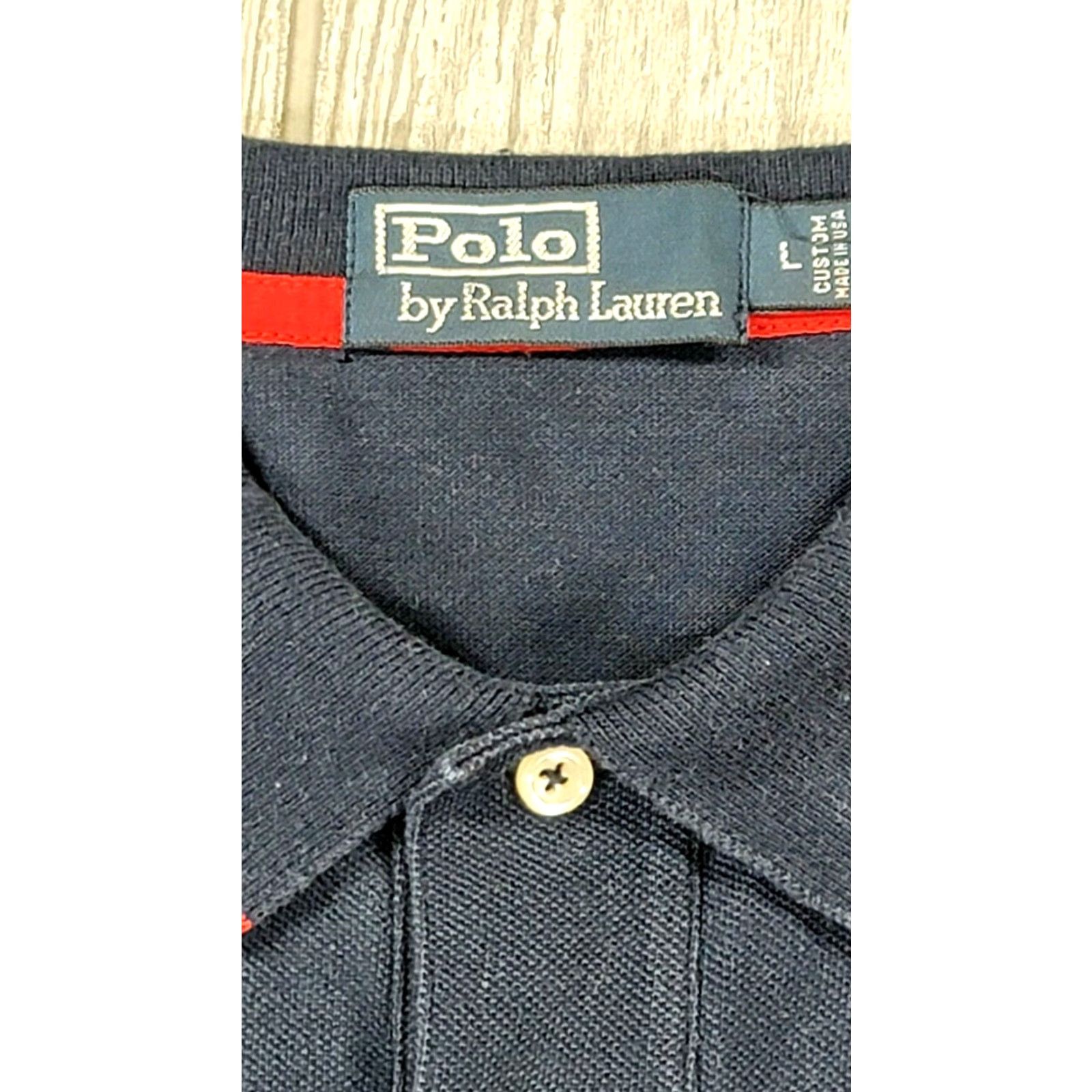 Ralph Lauren VINTAGE Ralph Lauren Polo Shirt Men Blue Adult L Polo Shirt Regular Casual 90s USA Made Cotton Short Sleeve Button Collar Logo Embroidered Red Pony Size US L / EU 52-54 / 3 - 4 Thumbnail