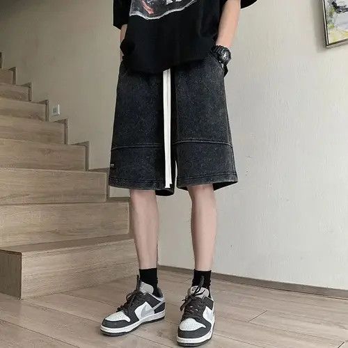 Japanese Brand Manami x Rina Summer Street Loose Straight Short Pant Size US 30 / EU 46 - 4 Thumbnail