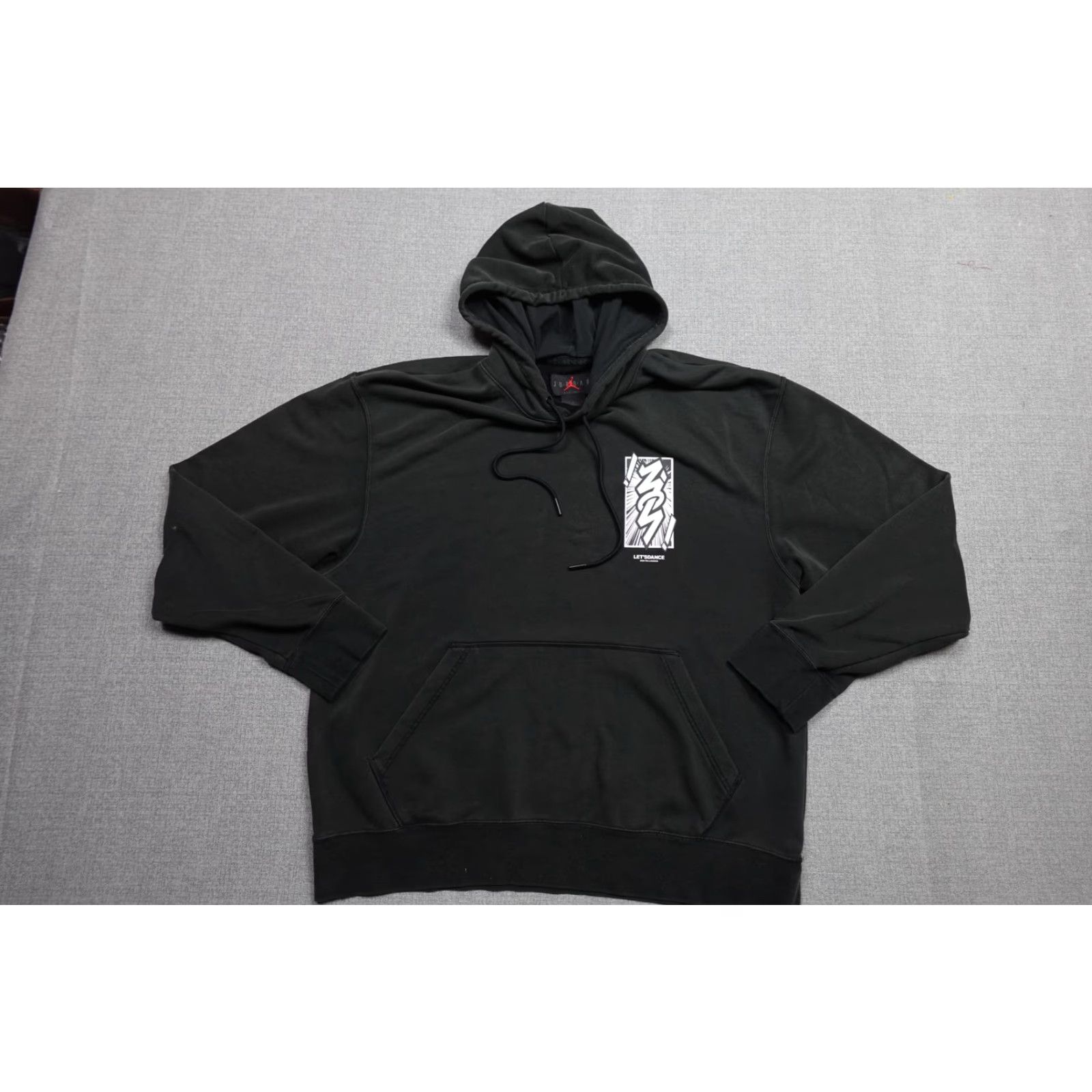 Jordan Brand Jordan Hoodie Mens XL Black Zion Williamson Jumpman Basketball Graphic Print Pullover Hooded Kangaroo Pocket Dri-FIT Fleece Size US XL / EU 56 / 4 - 4 Thumbnail