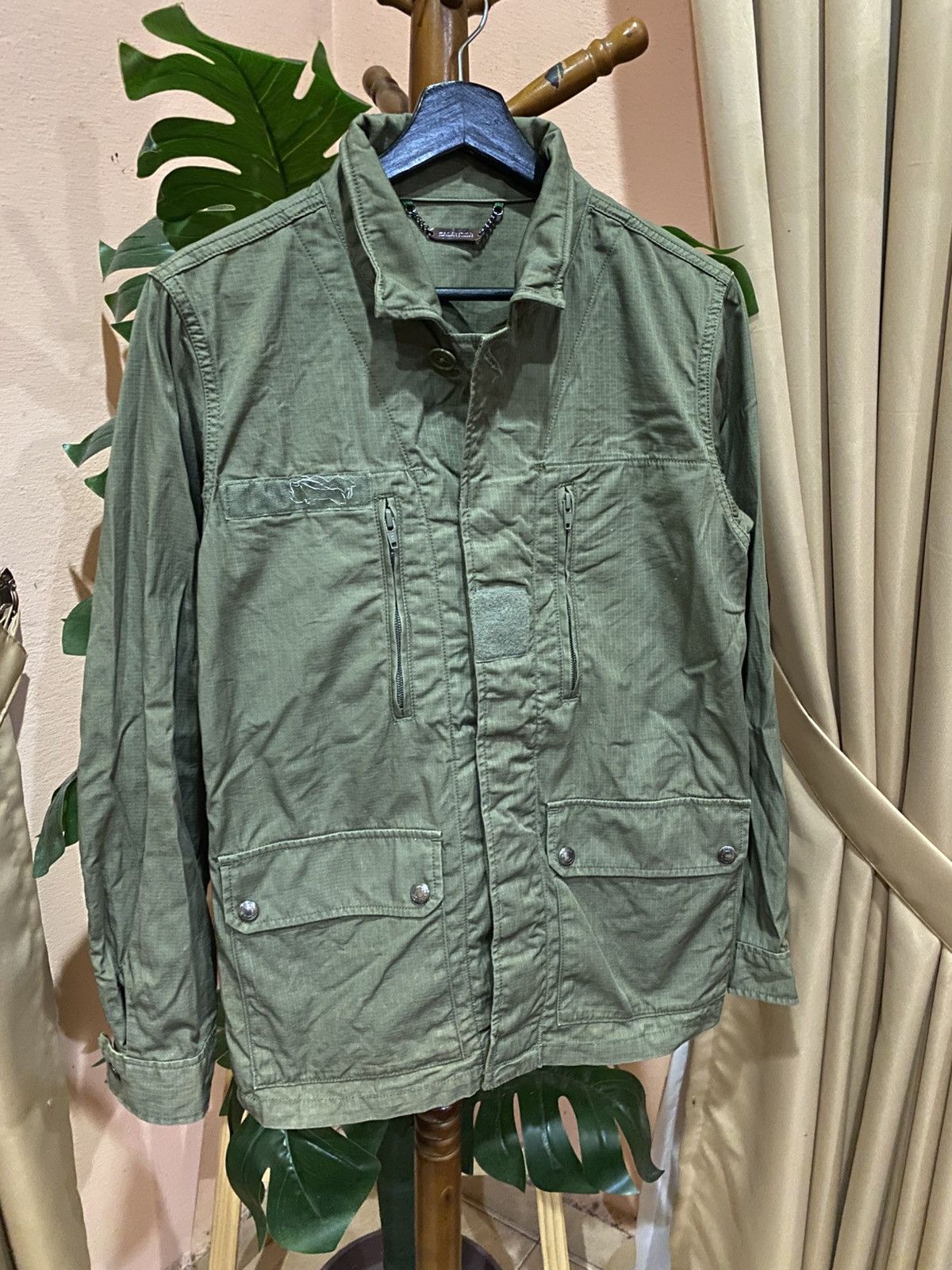 monkey time Monkey Time United Arrows Olive Green Military-Style Utility Size US S / EU 44-46 / 1 - 3 Thumbnail