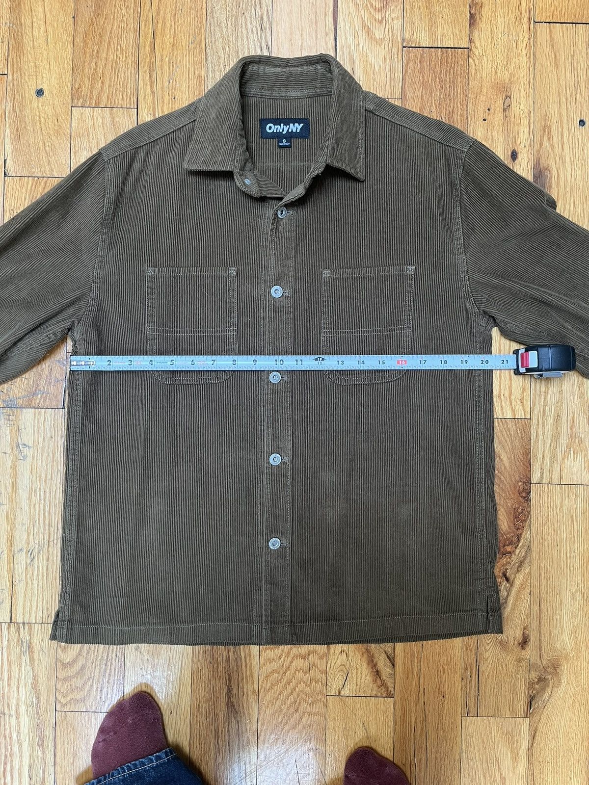 Only NY Only NY Corduroy Button Up Work Shirt Size US S / EU 44-46 / 1 - 1 Thumbnail