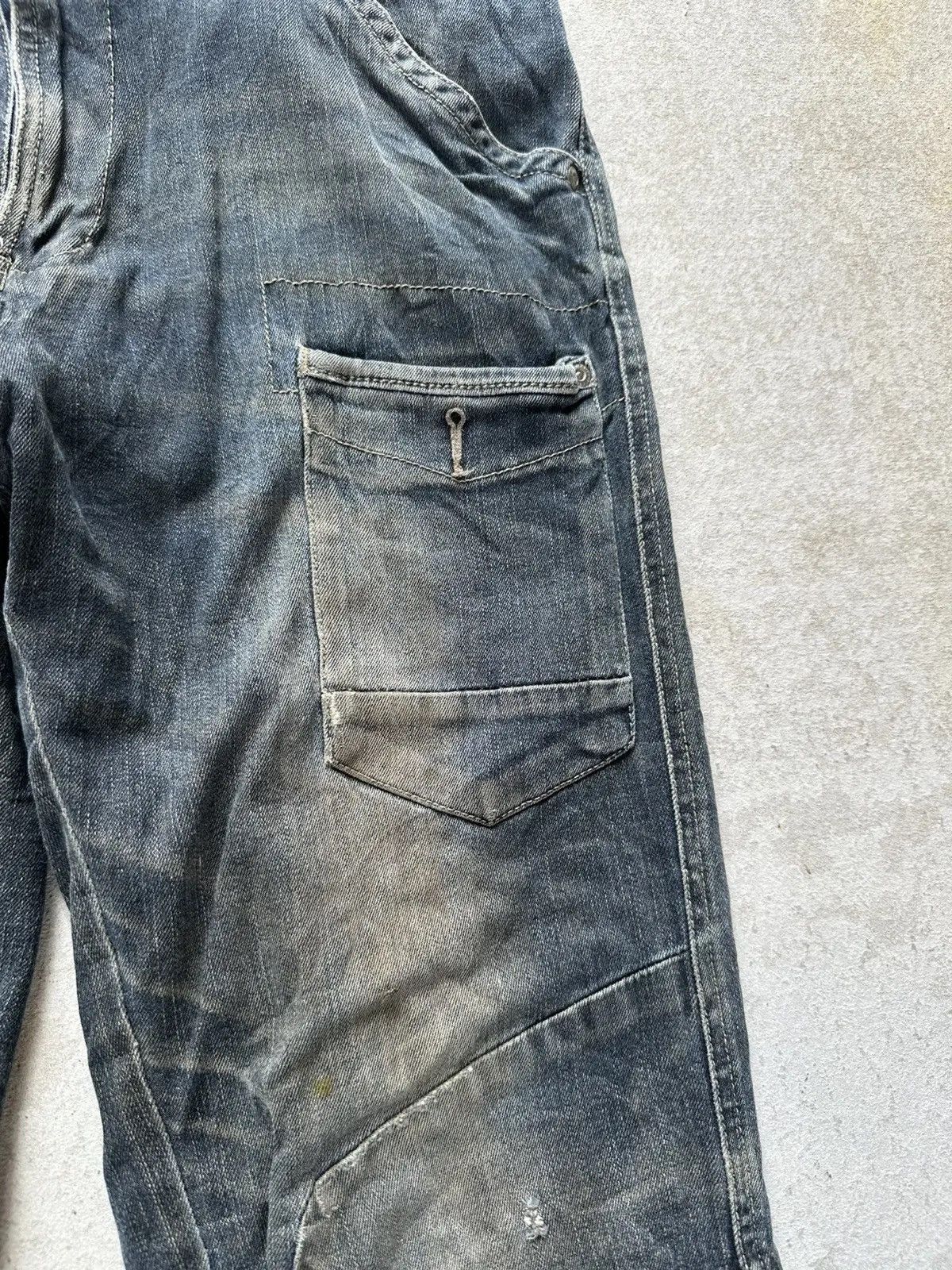 Rusty Rusty Dirty Japanese Brand IZ-7250 Work Wear Denim Pants Size US 32 / EU 48 - 7 Thumbnail