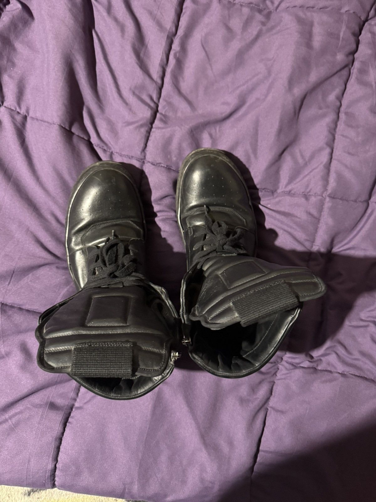Rick Owens rick owen geobaskets triple black Size US 9 / EU 42 - 2 Thumbnail