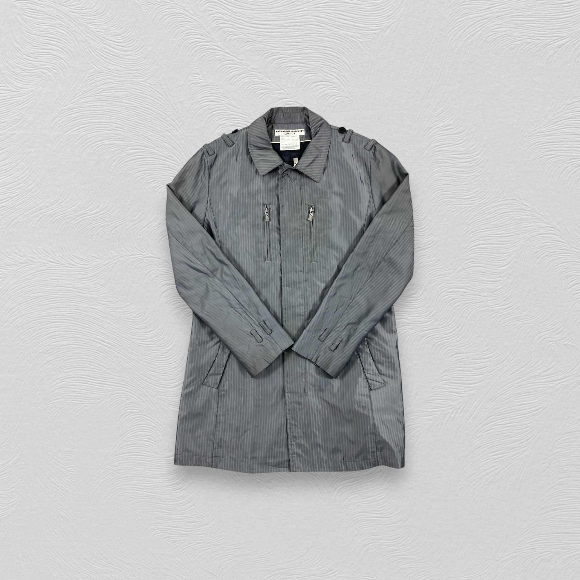 Japanese Brand Vintage Katharine Hamnett London Long Coats Jacket -J185 Size US S / EU 44-46 / 1 - 3 Thumbnail