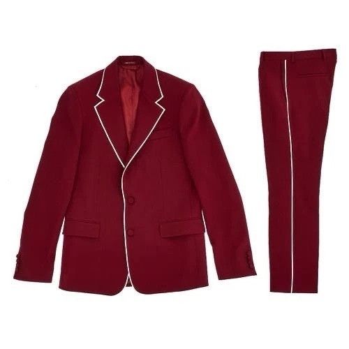 Gucci o1loc1c1225 794626 Suit Jacket in Red Size US M / EU 48-50 / 2 - 2 Thumbnail