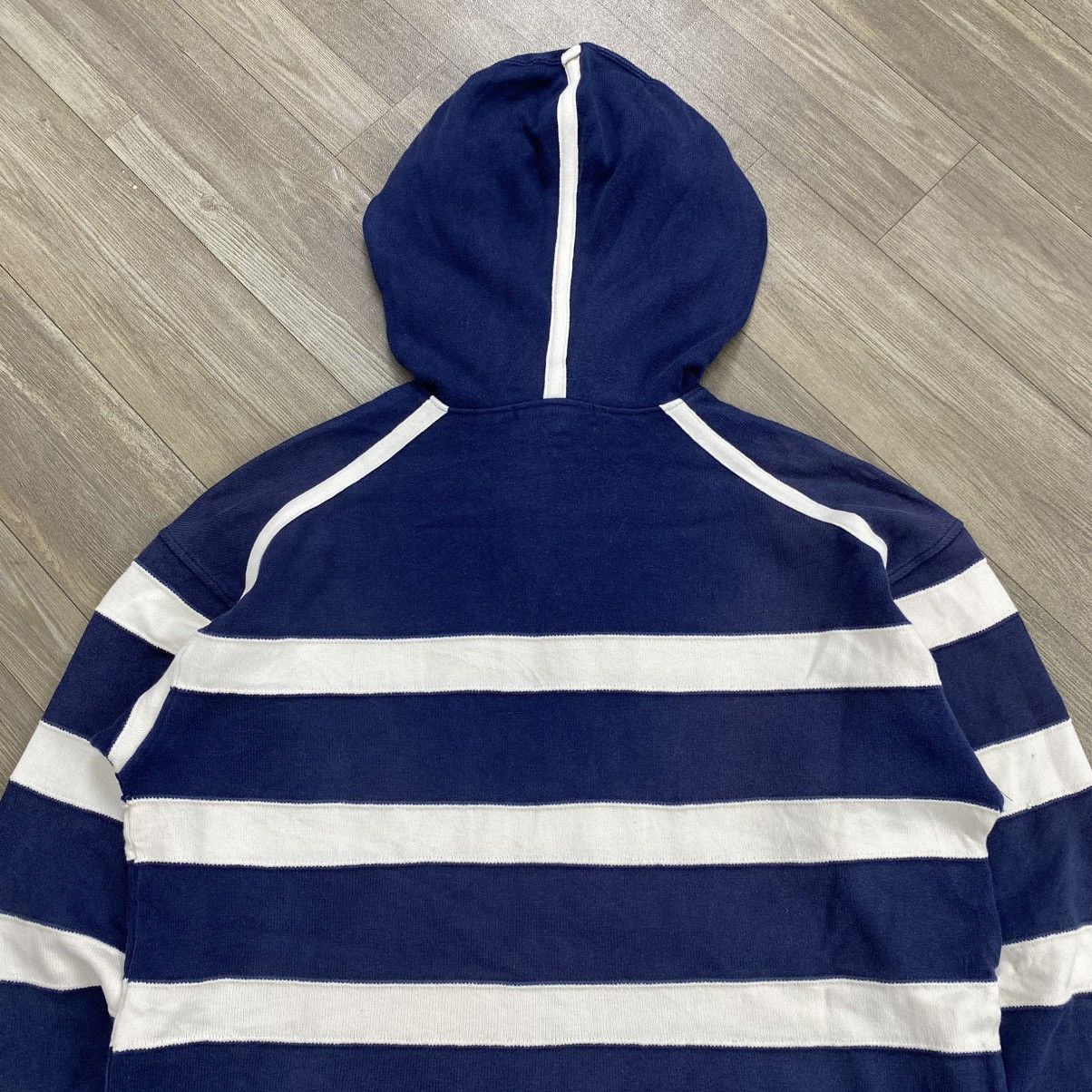 Issey Miyake 1990s Issey Miyake Im Product Studio Striped Hoodie Designer Size US M / EU 48-50 / 2 - 13 Thumbnail