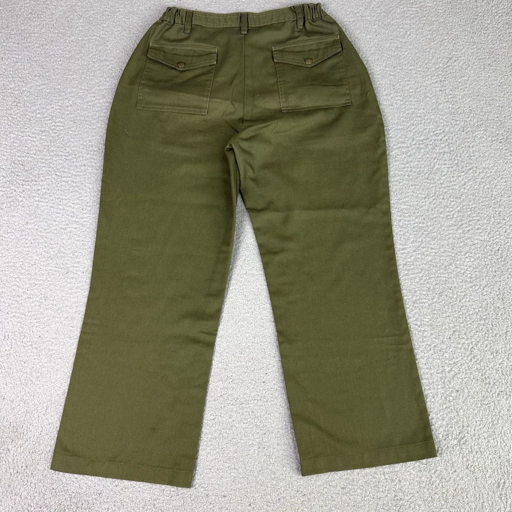 Vintage VINTAGE Boy Scouts Pants Mens 30x26 Green BSA Cargo Uniform Real 80s 90s Retro American Classic Size US 30 / EU 46 - 5 Thumbnail