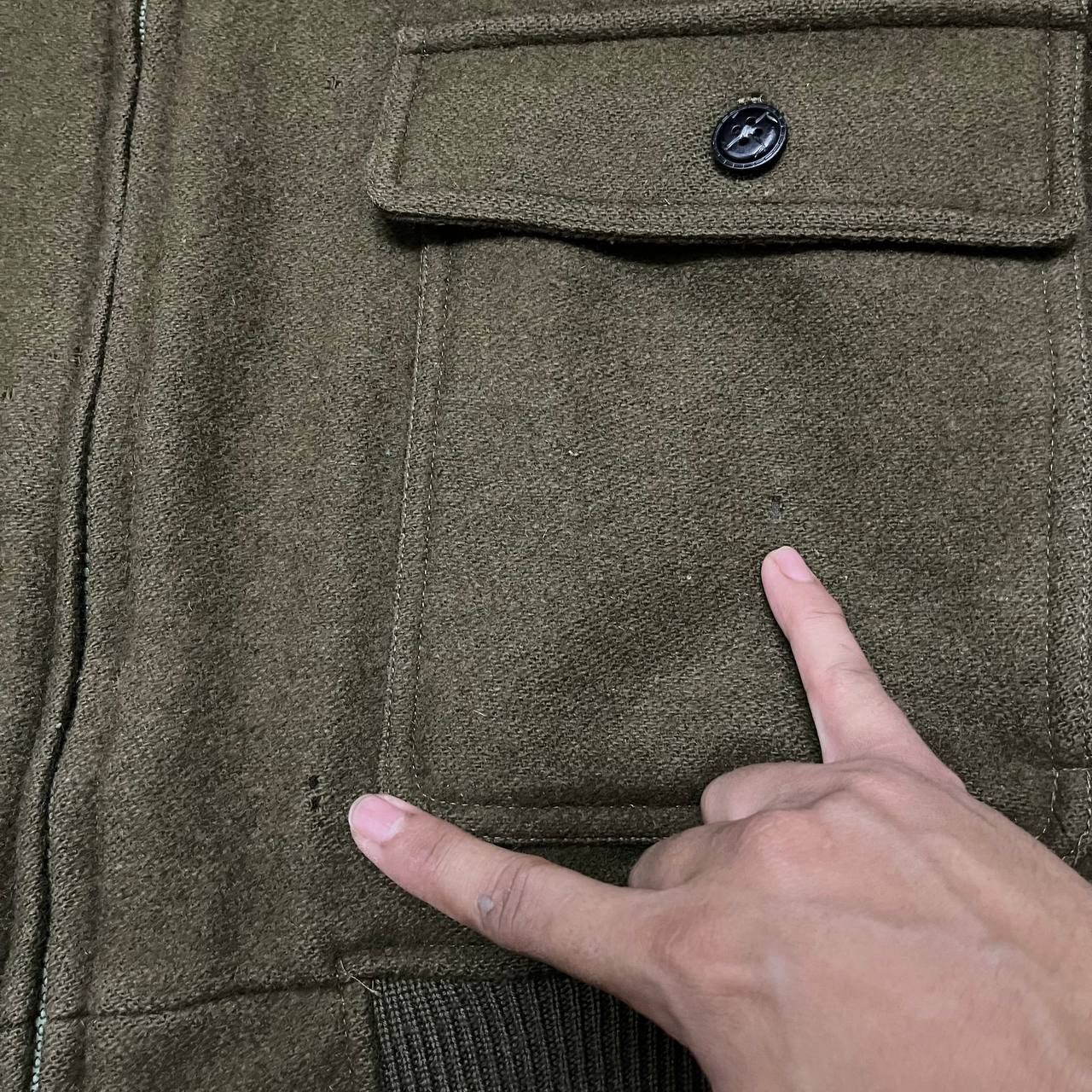 Eddie Bauer Vintage Eddie Bauer Expedition Outfitter Wool Bomber Jacket Size US M / EU 48-50 / 2 - 8 Thumbnail