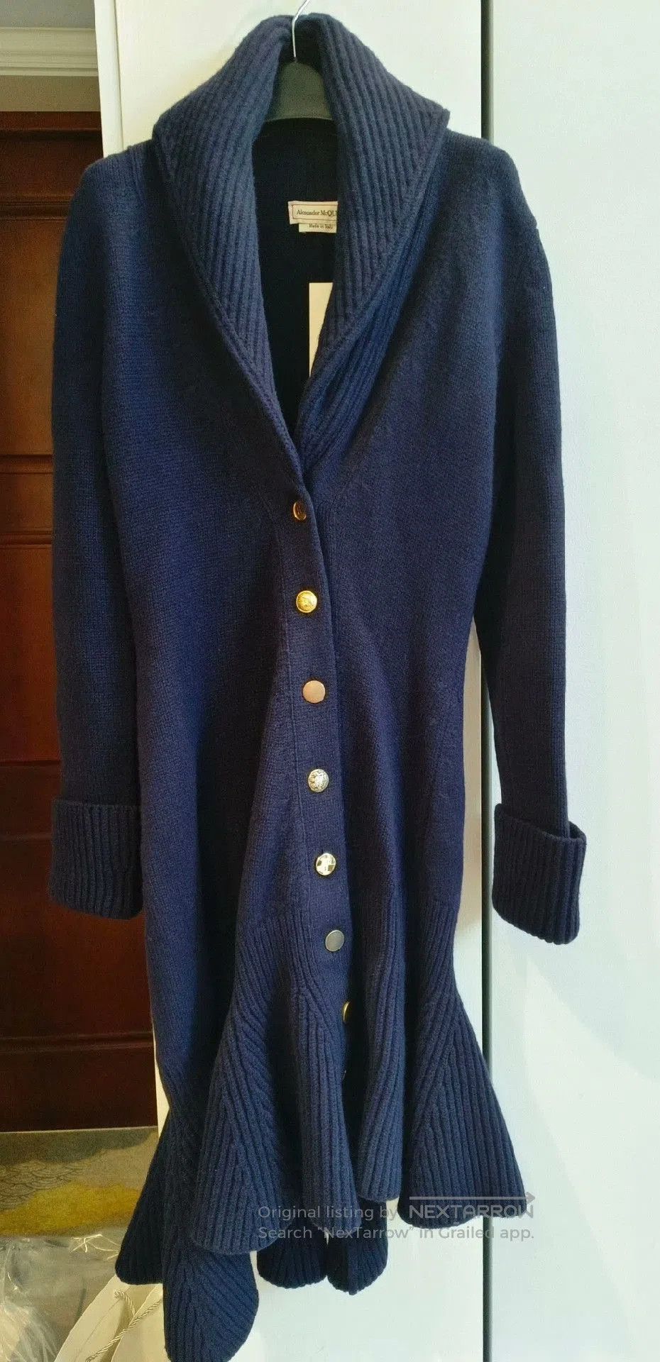 Alexander McQueen Alexander McQueen Women's Wool Knit Dress. Size S / US 4 / IT 40 - 1 Thumbnail