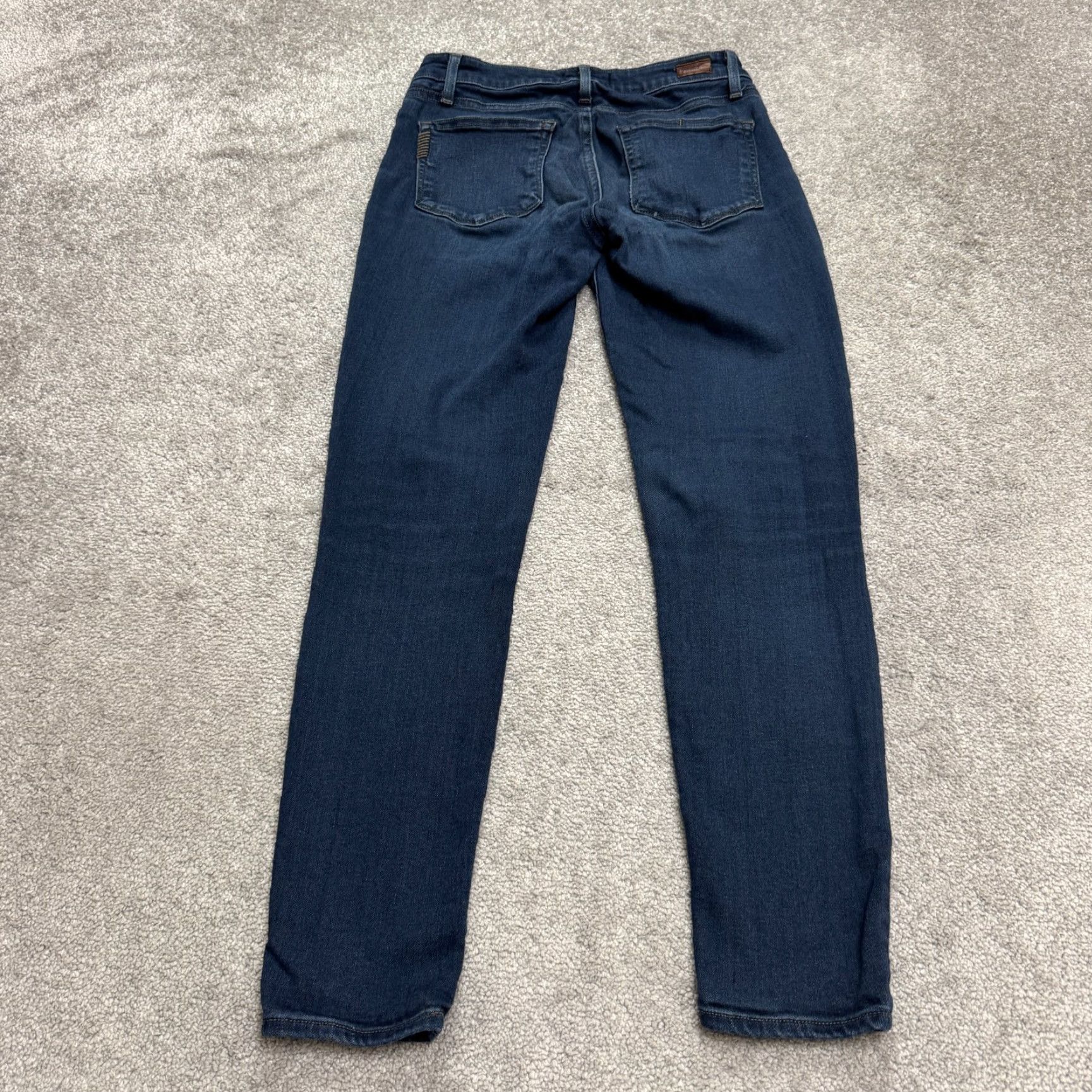 Paige VINTAGE Paige Verdugo Skinny Jeans Womens 27 Blue Dark Wash Mid Rise Ankle Denim Streetwear Size 27" / US 4 / IT 40 - 2 Thumbnail
