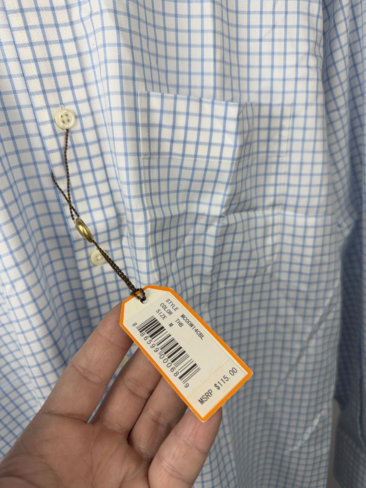Peter Millar Peter Millar NanoLuxe EasyCare Check Shirt Size M NWT Size US M / EU 48-50 / 2 - 4 Thumbnail