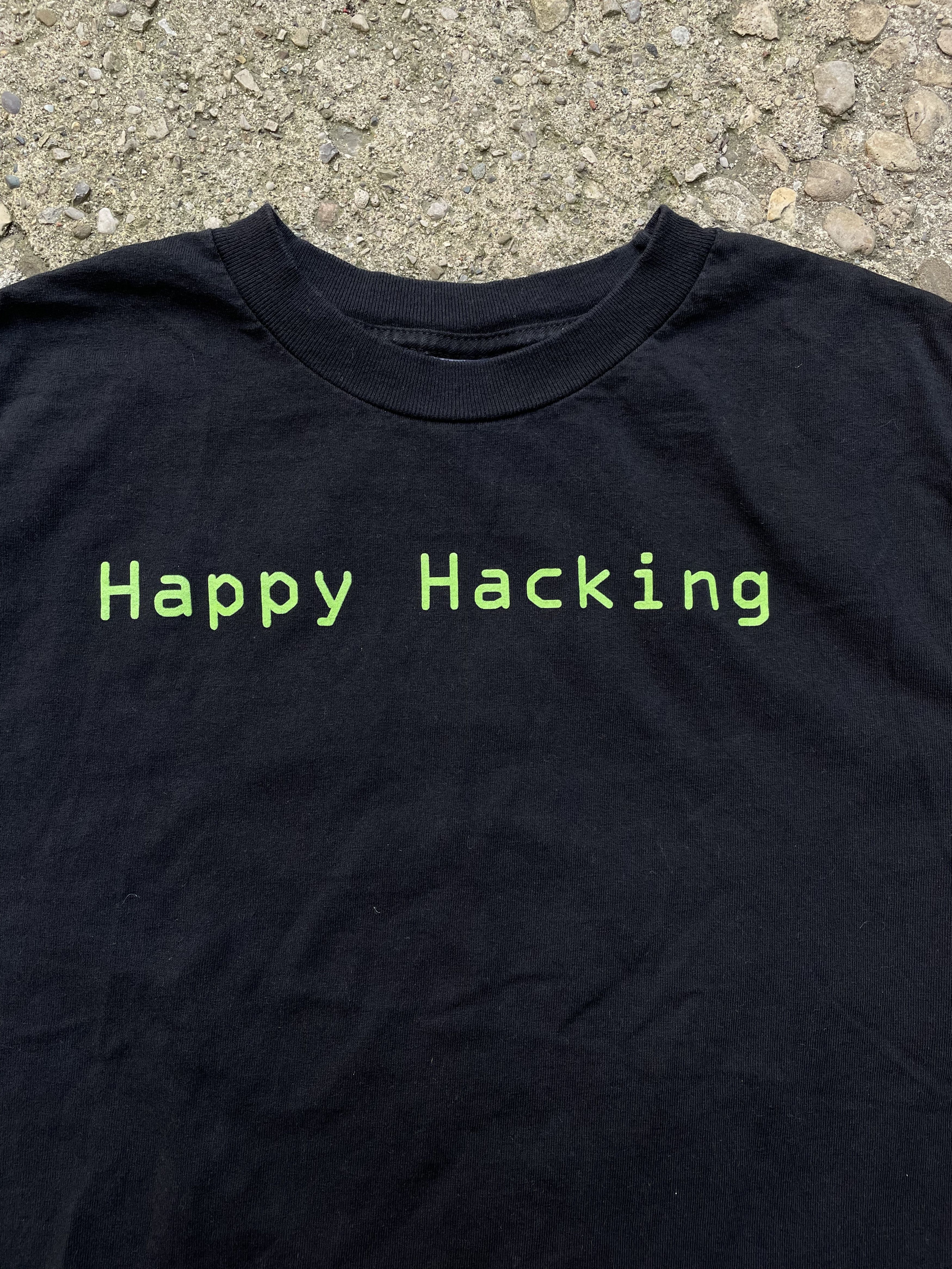 Vintage VTG 2000's Happy Hacking Graphic T-Shirt Size US S / EU 44-46 / 1 - 1 Thumbnail