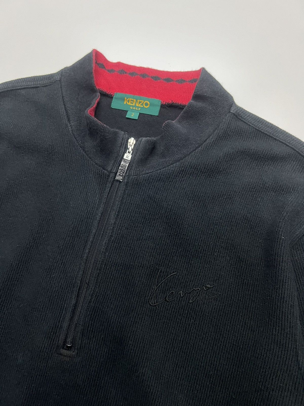 Kenzo 🔥KENZO GOLF HALF ZIPPER SWEATSHIRT Size US S / EU 44-46 / 1 - 5 Thumbnail