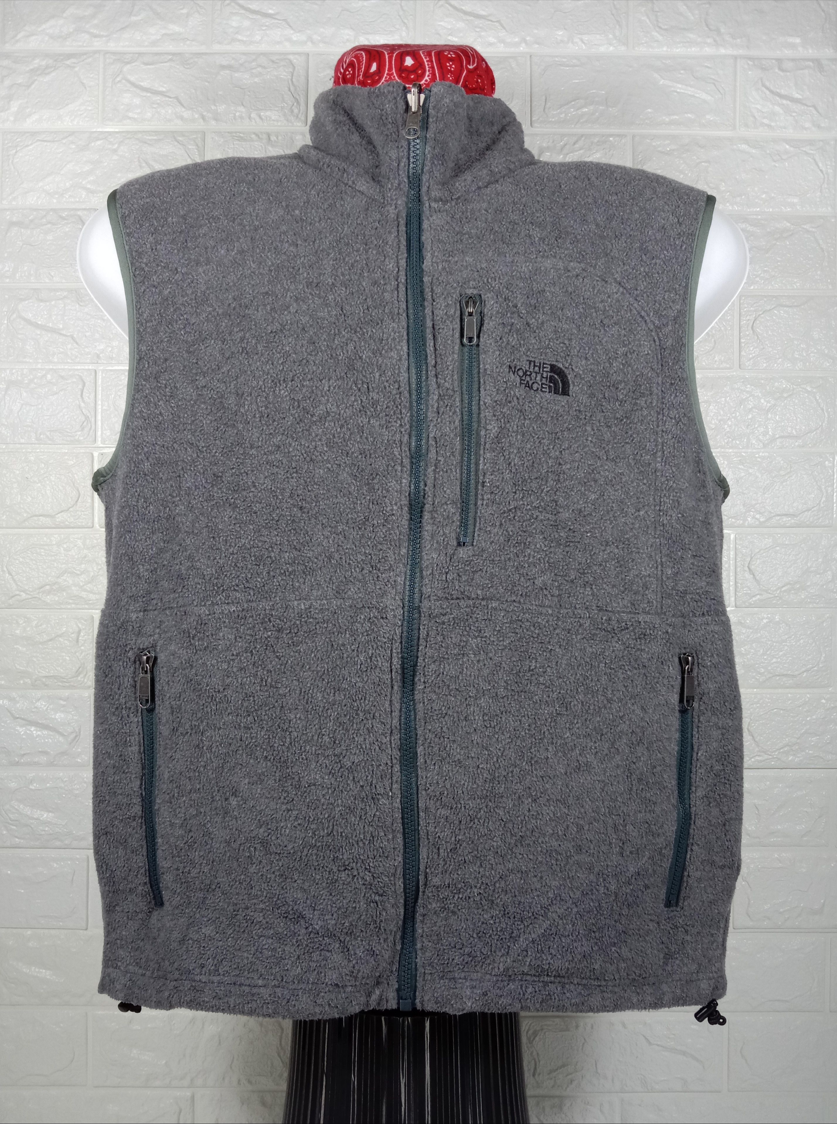 Polartec × The North Face The North Face Polartex Grey Fleece Vest Size US L / EU 52-54 / 3 - 1 Thumbnail