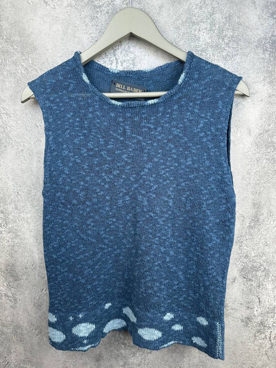 Designer Bill Baber Sunset Shell Top Soft Linen Rich Texture Vest Size M / US 6-8 / IT 42-44 - 1 Thumbnail
