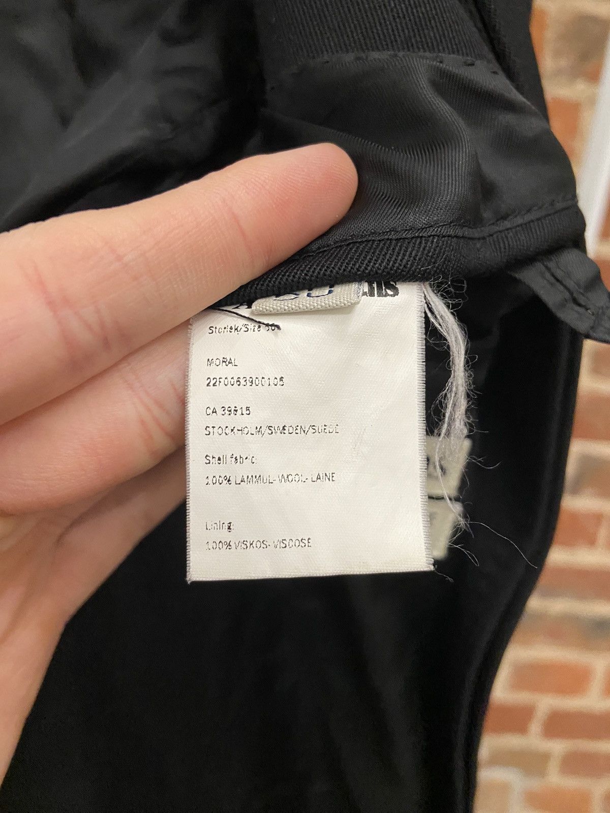 Acne Studios Acne Studios Men’s Wool Heavy Fitted Coat Jacket Size US M / EU 48-50 / 2 - 8 Thumbnail