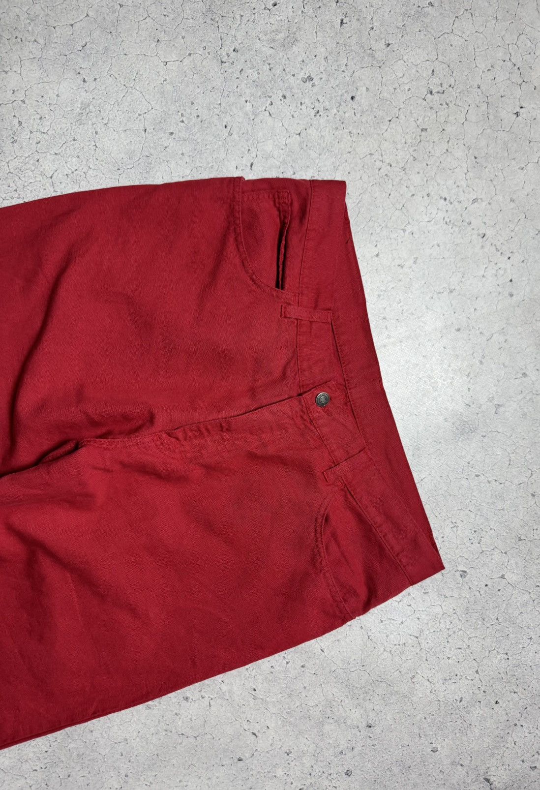 Loro Piana Loro Piana Luxury Red Trousers Vintage Lino Size US 34 / EU 50 - 4 Thumbnail