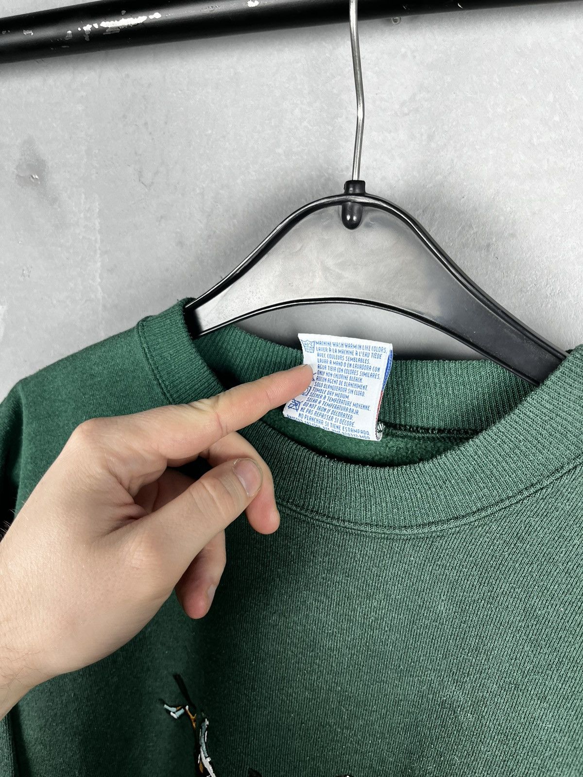 Hanes × Vintage Hanes horses sweatshirt vintage 90s Size US M / EU 48-50 / 2 - 3 Thumbnail